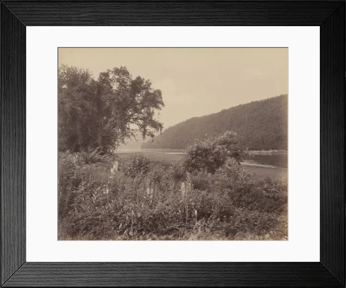 Framed Print : The Susquehanna At Wyalusing, c. 1895. Creator: William H Rau Framed Print : The Susquehanna At Wyalusing, c. 1895. Creator: William H Rau