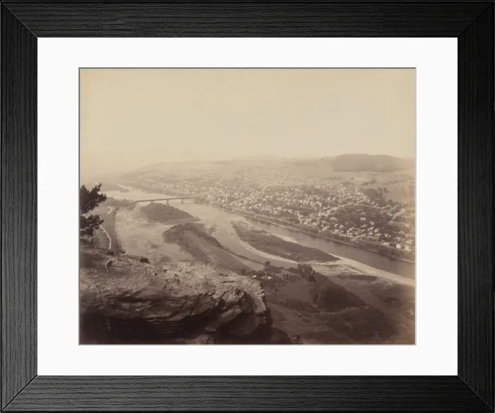 Framed Print : Towanda From Table Rock, c. 1895. Creator: William H Rau Framed Print : Towanda From Table Rock, c. 1895. Creator: William H Rau