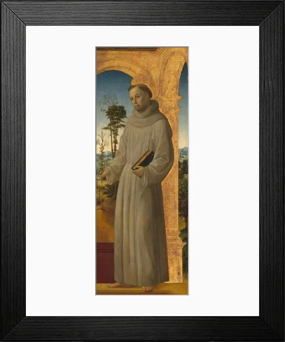 Framed Print : Saint Anthony of Padua, c. 1495 / 1500. Creator: Vincenzo Foppa Framed Print : Saint Anthony of Padua, c. 1495 / 1500. Creator: Vincenzo Foppa