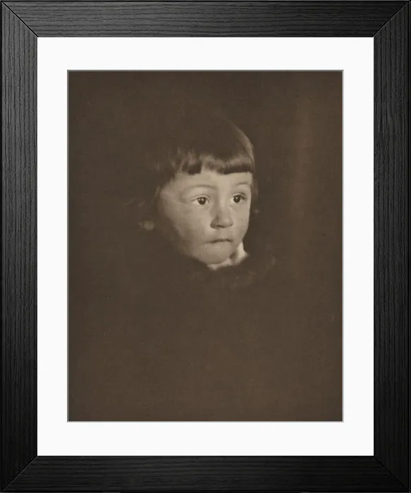 Framed Print : Portrait of a Boy, 1899. Creator: Gertrude Kasebier Framed Print : Portrait of a Boy, 1899. Creator: Gertrude Kasebier