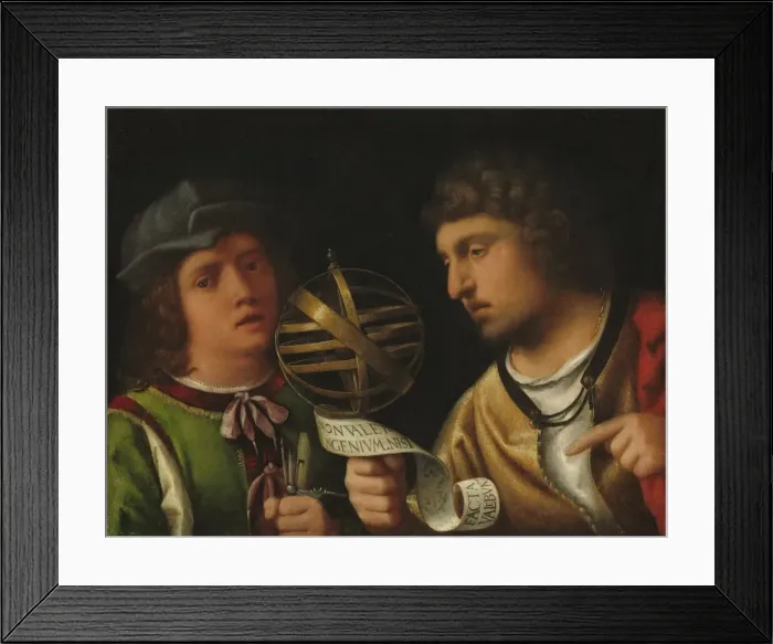 Framed Print : Giovanni Borgherini and His Tutor, late 15th-early 16th century. Creator: Giorgione Framed Print : Giovanni Borgherini and His Tutor, late 15th-early 16th century. Creator: Giorgione