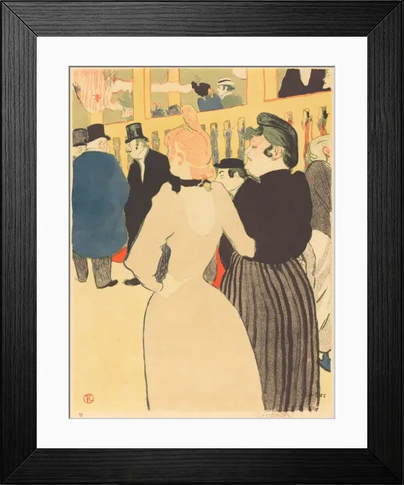 Framed Print : At the Moulin Rouge, la Goulue and Her Sister (Au Moulin Rouge, la Goulue et sa soeur)) Framed Print : At the Moulin Rouge, la Goulue and Her Sister (Au Moulin Rouge, la Goulue et sa soeur))
