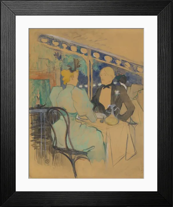 Framed Print : Fashionable People at Les Ambassadeurs (Aux Ambassadeurs: Gens Chic), 1893 Framed Print : Fashionable People at Les Ambassadeurs (Aux Ambassadeurs: Gens Chic), 1893