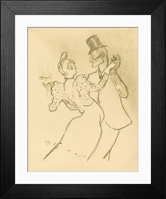 Framed Print : La Goulue, 1894. Creator: Henri de Toulouse-Lautrec Framed Print : La Goulue, 1894. Creator: Henri de Toulouse-Lautrec