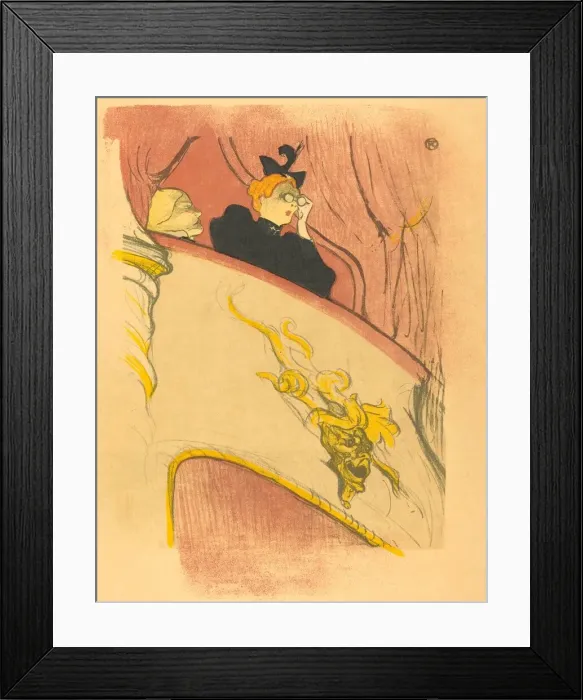 Framed Print : Loge with the Gilt Mask (La loge au mascaron dore), 1893 Framed Print : Loge with the Gilt Mask (La loge au mascaron dore), 1893