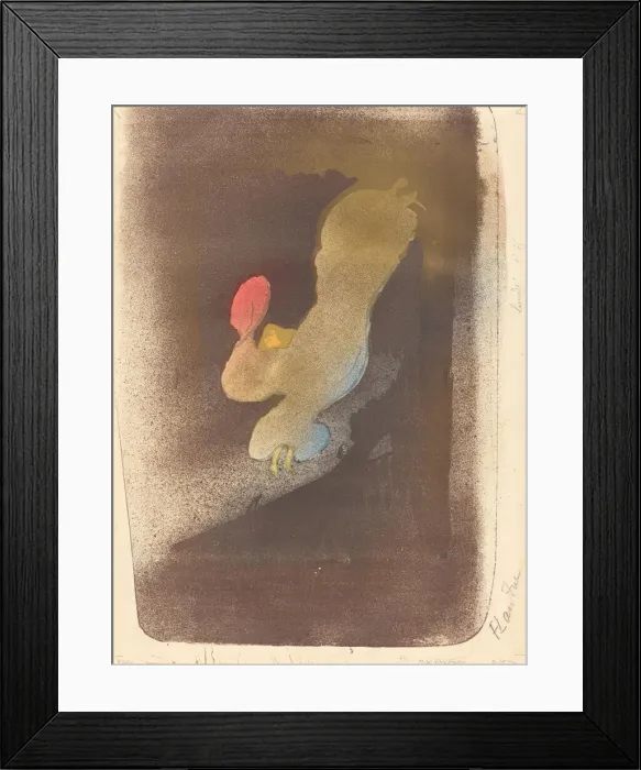 Framed Print : Miss Loie Fuller, 1893. Creator: Henri de Toulouse-Lautrec Framed Print : Miss Loie Fuller, 1893. Creator: Henri de Toulouse-Lautrec