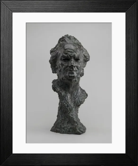 Framed Print : Self-Portrait, c. 1855. Creator: Honore Daumier Framed Print : Self-Portrait, c. 1855. Creator: Honore Daumier