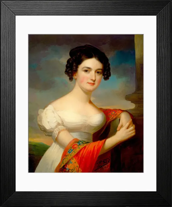 Framed Print : Julianna Hazlehurst, c. 1820. Creator: Jacob Eichholtz Framed Print : Julianna Hazlehurst, c. 1820. Creator: Jacob Eichholtz