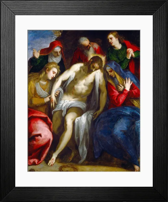 Framed Print : Lamentation, c. 1620. Creator: Jacopo Palma Framed Print : Lamentation, c. 1620. Creator: Jacopo Palma