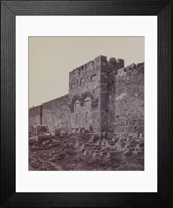 Framed Print : Golden Gate, 1857. Creator: James Robertson Framed Print : Golden Gate, 1857. Creator: James Robertson