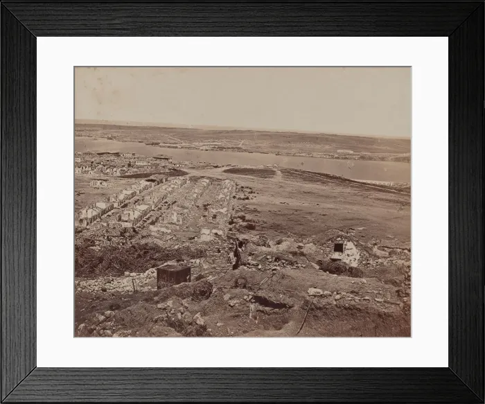 Framed Print : Remains of Stone Buildings, 1855-1856. Creator: James Robertson Framed Print : Remains of Stone Buildings, 1855-1856. Creator: James Robertson