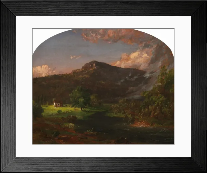 Framed Print : Tourn Mountain, Head Quarters of Washington, Rockland Co. New York, 1851 Framed Print : Tourn Mountain, Head Quarters of Washington, Rockland Co. New York, 1851