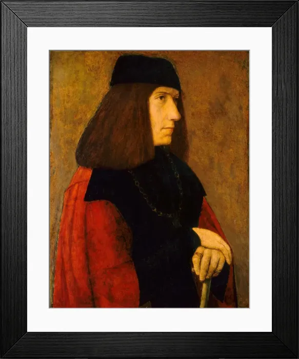 Framed Print : A Knight of the Golden Fleece, c. 1495. Creator: Jean Perreal Framed Print : A Knight of the Golden Fleece, c. 1495. Creator: Jean Perreal