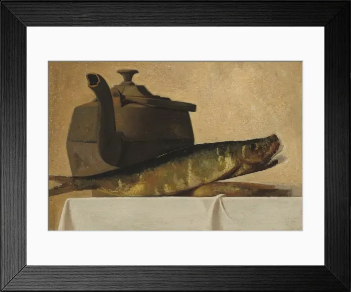 Framed Print : An English Breakfast, c. 1890s. Creator: John Frederick Peto Framed Print : An English Breakfast, c. 1890s. Creator: John Frederick Peto