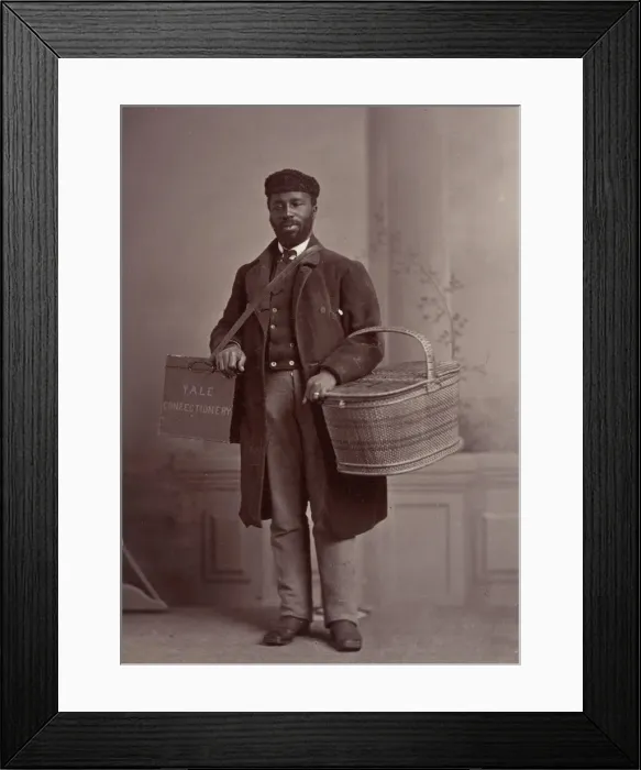 Framed Print : Theodore Ferris [recto], c. 1869. Creator: George K Warren