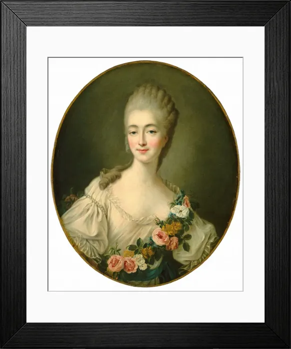 Framed Print : Jeanne Becu, Comtesse du Barry, c. 1770 / 1774. Creator: Francois Hubert Drouais Framed Print : Jeanne Becu, Comtesse du Barry, c. 1770 / 1774. Creator: Francois Hubert Drouais