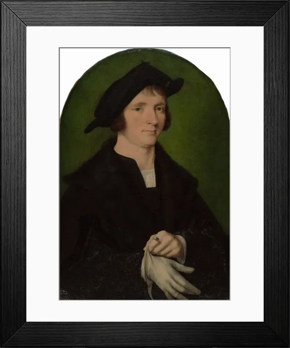 Framed Print : Joris Vezeleer, probably 1518. Creator: Joos van Cleve Framed Print : Joris Vezeleer, probably 1518. Creator: Joos van Cleve