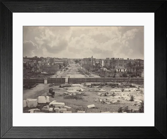 Framed Print : Columbia from the Capitol, 1865-1866. Creator: George N. Barnard Framed Print : Columbia from the Capitol, 1865-1866. Creator: George N. Barnard