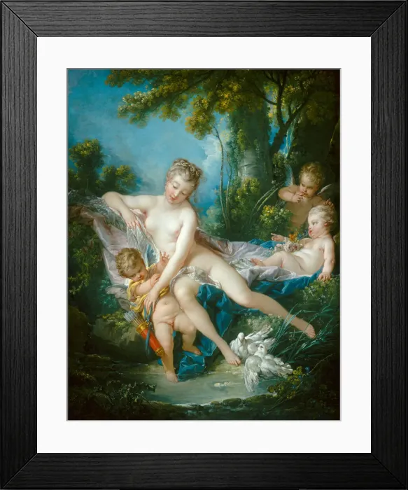 Framed Print : The Bath of Venus, 1751. Creator: Francois Boucher
