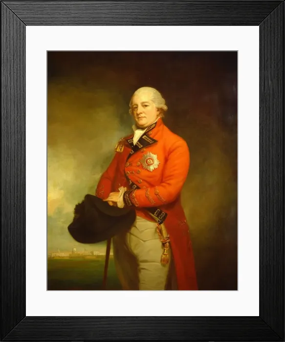 Framed Print : Major-General Sir Archibald Campbell, 1790-1792. Creator: George Romney Framed Print : Major-General Sir Archibald Campbell, 1790-1792. Creator: George Romney