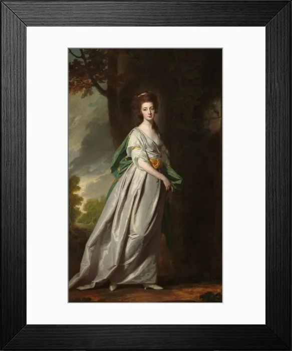 Framed Print : Mrs. Thomas Scott Jackson, c. 1770 / 1773. Creator: George Romney Framed Print : Mrs. Thomas Scott Jackson, c. 1770 / 1773. Creator: George Romney