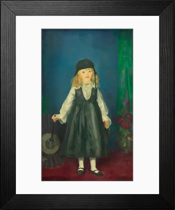 Framed Print : Anne with a Japanese Parasol, 1917. Creator: George Wesley Bellows Framed Print : Anne with a Japanese Parasol, 1917. Creator: George Wesley Bellows