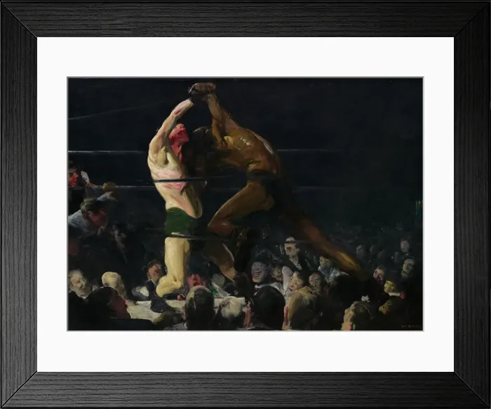 Framed Print : Both Members of This Club, 1909. Creator: George Wesley Bellows Framed Print : Both Members of This Club, 1909. Creator: George Wesley Bellows