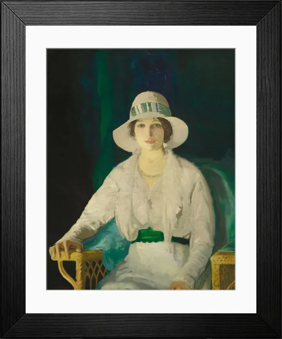 Framed Print : Florence Sittenham Davey (Mrs. Randall Davey), 1914. Creator: George Wesley Bellows Framed Print : Florence Sittenham Davey (Mrs. Randall Davey), 1914. Creator: George Wesley Bellows