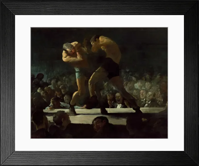 Framed Print : Club Night, 1907. Creator: George Wesley Bellows Framed Print : Club Night, 1907. Creator: George Wesley Bellows