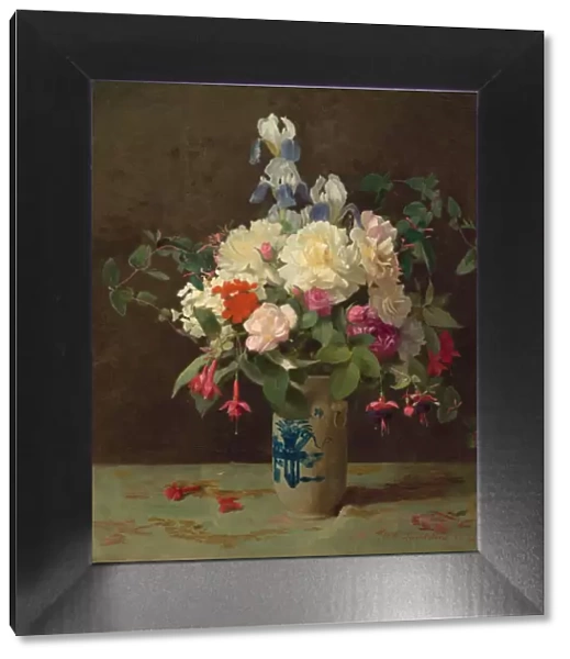 Vase of Flowers, 1875. Creator: George Cochran Lambdin