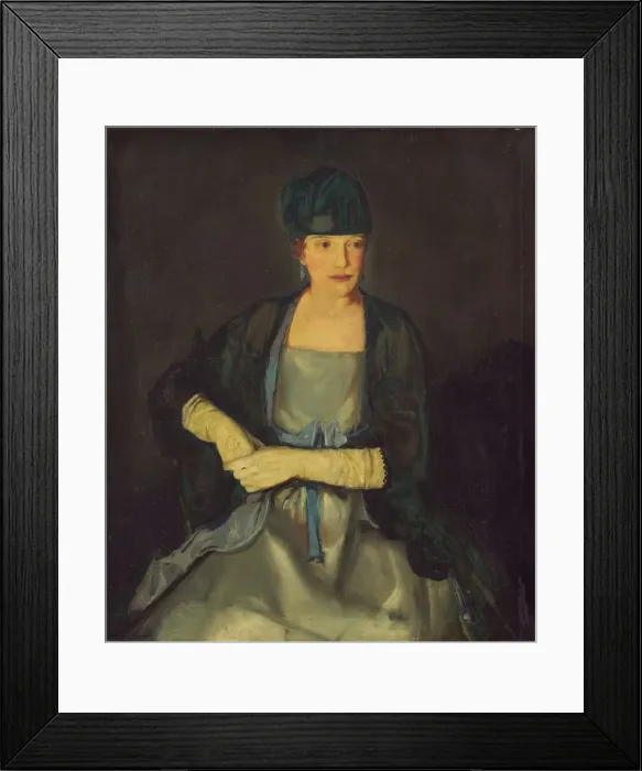 Framed Print : Maud Murray Dale (Mrs. Chester Dale), 1919. Creator: George Wesley Bellows Framed Print : Maud Murray Dale (Mrs. Chester Dale), 1919. Creator: George Wesley Bellows