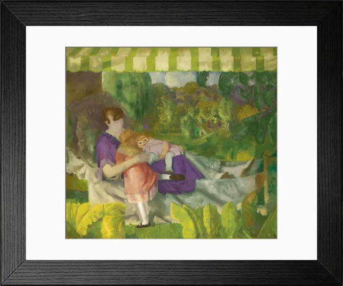 Framed Print : My Family, 1916. Creator: George Wesley Bellows Framed Print : My Family, 1916. Creator: George Wesley Bellows
