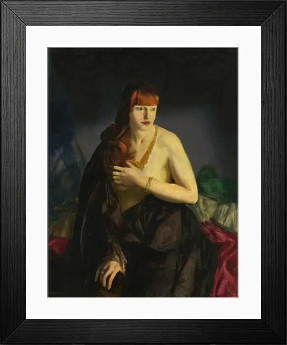 Framed Print : Nude with Red Hair, 1920. Creator: George Wesley Bellows Framed Print : Nude with Red Hair, 1920. Creator: George Wesley Bellows