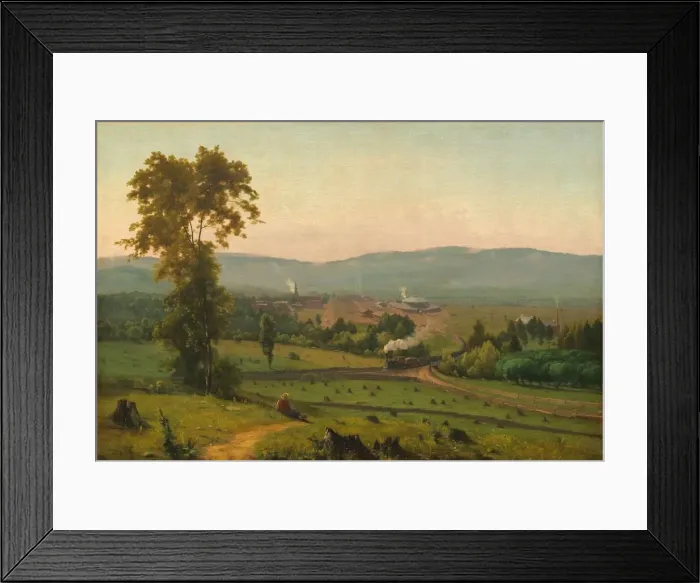 Framed Print : The Lackawanna Valley, c. 1856. Creator: George Inness Framed Print : The Lackawanna Valley, c. 1856. Creator: George Inness