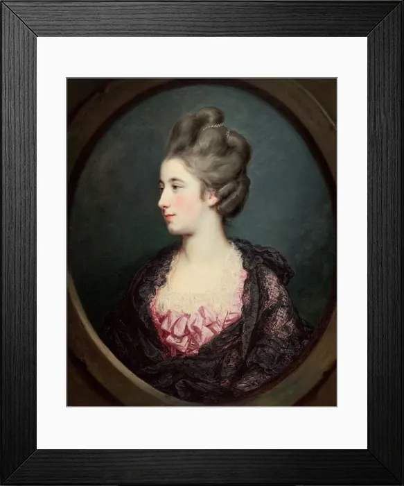 Framed Print : Mrs. Thomas Horne, c. 1768 / 1770. Creator: Francis Cotes Framed Print : Mrs. Thomas Horne, c. 1768 / 1770. Creator: Francis Cotes