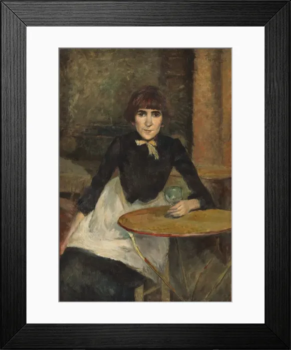 Framed Print : A la Bastille (Jeanne Wenz), 1888. Creator: Henri de Toulouse-Lautrec Framed Print : A la Bastille (Jeanne Wenz), 1888. Creator: Henri de Toulouse-Lautrec