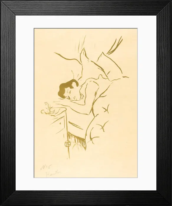 Framed Print : Your Mouth (Ta bouche), 1893. Creator: Henri de Toulouse-Lautrec Framed Print : Your Mouth (Ta bouche), 1893. Creator: Henri de Toulouse-Lautrec