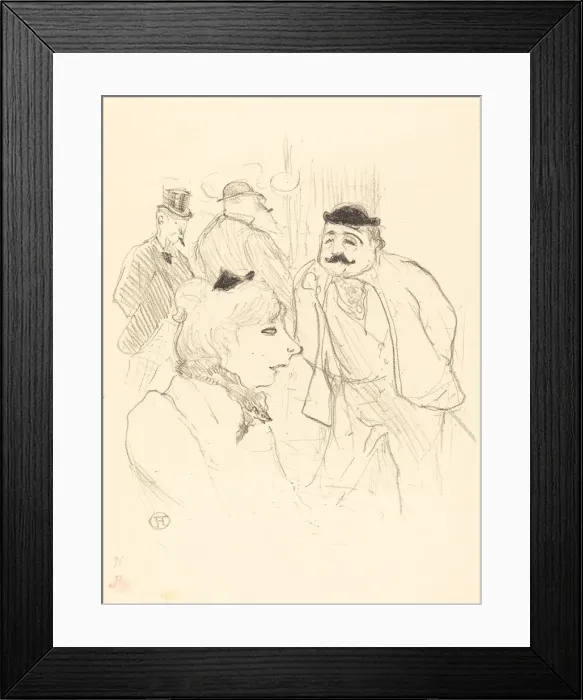 Framed Print : La Tige (Moulin-Rouge), 1894. Creator: Henri de Toulouse-Lautrec Framed Print : La Tige (Moulin-Rouge), 1894. Creator: Henri de Toulouse-Lautrec