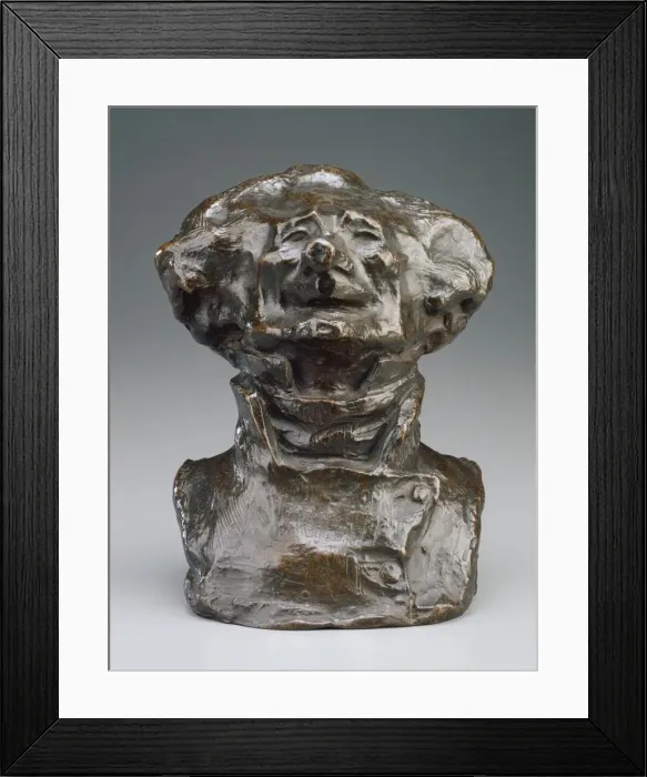 Framed Print : Charles Philipon, model c. 1832 / 1835, cast 1929 / 1930. Creator: Honore Daumier Framed Print : Charles Philipon, model c. 1832 / 1835, cast 1929 / 1930. Creator: Honore Daumier