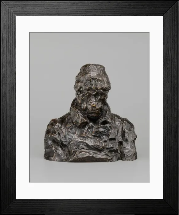 Framed Print : Charles-Malo-Francois, Comte de Lameth, model c. 1832 / 1835, cast 1929 / 1940 Framed Print : Charles-Malo-Francois, Comte de Lameth, model c. 1832 / 1835, cast 1929 / 1940