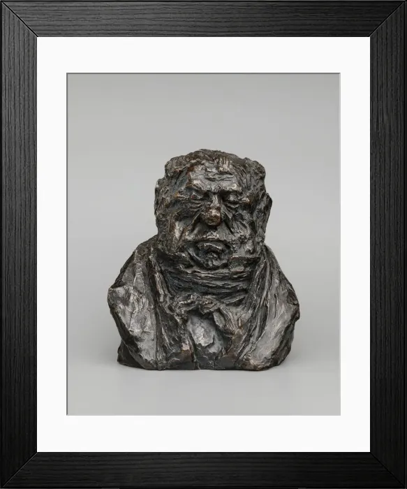 Framed Print : Claude Bailliot, model c. 1832  /  1835, cast 1929  /  1940. Creator: Honore Daumier
