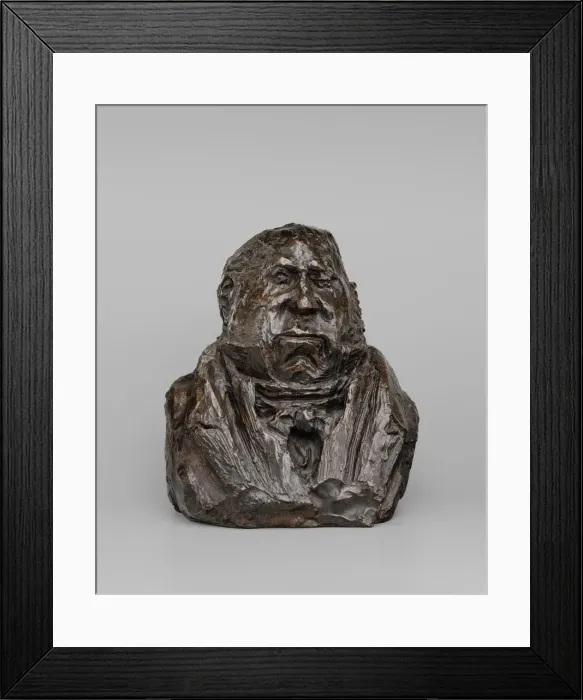 Framed Print : Felix Barthe, model c. 1832 / 1835, cast 1929 / 1930. Creator: Honore Daumier Framed Print : Felix Barthe, model c. 1832 / 1835, cast 1929 / 1930. Creator: Honore Daumier
