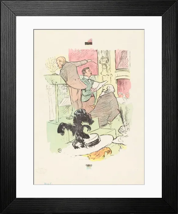 Framed Print : Les grands concerts de l opera, 1895. Creator: Henri de Toulouse-Lautrec Framed Print : Les grands concerts de l opera, 1895. Creator: Henri de Toulouse-Lautrec