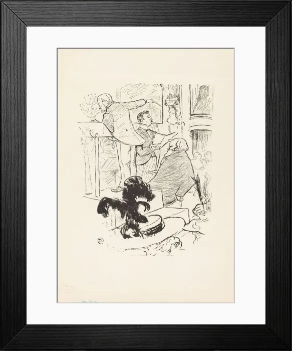 Framed Print : Les grands concerts de l opera, 1895. Creator: Henri de Toulouse-Lautrec Framed Print : Les grands concerts de l opera, 1895. Creator: Henri de Toulouse-Lautrec