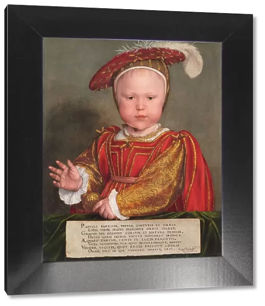Edward VI as a Child, probably 1538. Creator: Hans Holbein the Younger