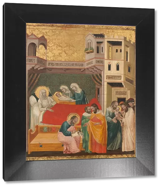 The Birth, Naming, and Circumcision of Saint John the Baptist, c. 1335