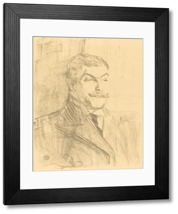 Framed Print : Lucien Guitry, 1896. Creator: Henri de Toulouse-Lautrec Framed Print : Lucien Guitry, 1896. Creator: Henri de Toulouse-Lautrec