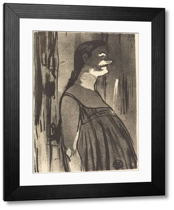 Framed Print : Madame Abdala, 1893. Creator: Henri de Toulouse-Lautrec Framed Print : Madame Abdala, 1893. Creator: Henri de Toulouse-Lautrec