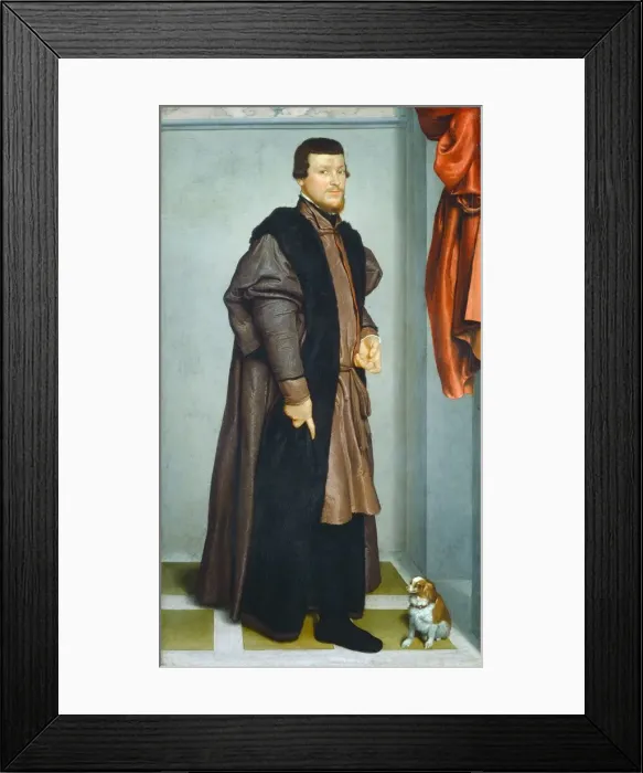 Framed Print : Gian Federico Madruzzo, c. 1560. Creator: Giovanni Battista Moroni Framed Print : Gian Federico Madruzzo, c. 1560. Creator: Giovanni Battista Moroni