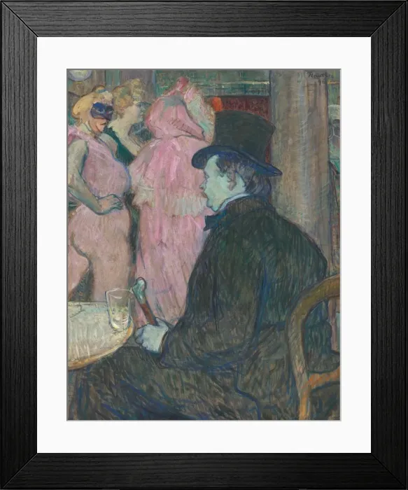 Framed Print : Maxime Dethomas, 1896. Creator: Henri de Toulouse-Lautrec Framed Print : Maxime Dethomas, 1896. Creator: Henri de Toulouse-Lautrec